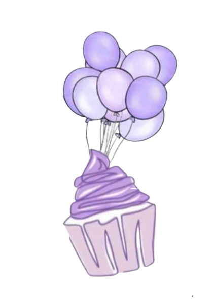 Buttercream Deelights cupcake and balloons logo